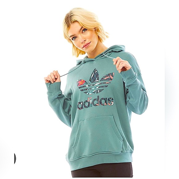 adidas Tops - Adidas Xs hooded pullover vguc